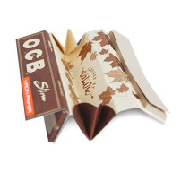 Cigaretové papírky OCB King Size Slim Natural - Roll Kit