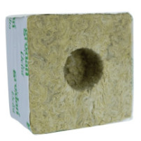 Grodan sadbovací kostka 10x10x6,5 cm s velkou dírou - sadbovací médium
