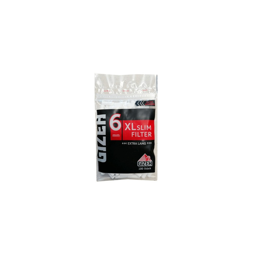 Cigaretové Filtry GIZEH Black Slim XL 100 Inhalt