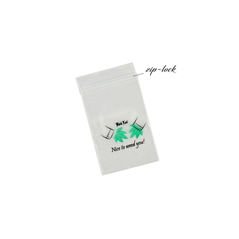 ZIP lockové sáčky "Nice to weed you" 40x60 100 ks