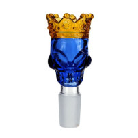 Kotel šluk na bongo King Skull Blue 19 mm