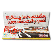 Ochucené papírky Juicy Jays ' King Size – Birthday Cake