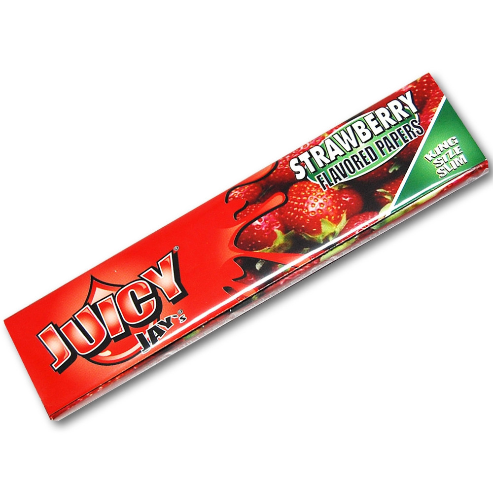 Juicy Jays Strawberry King Size - Papírky na cigarety a jointy