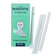 Cigaretové filtry Mascotte Slim - 6 mm