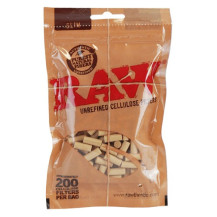 RAW celulózové cigaretové filtry 200 ks
