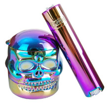Grinder Set Chameleon Skull: Drtička Skull Chameleon + Kovový Clipper Chameleon