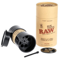 RAW Six Shooter - Plnič dutinek a předrolovaných bluntů