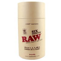 RAW Six Shooter - Plnič dutinek a předrolovaných bluntů