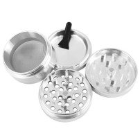 Grinder Drtička RAW Silver 4 dílná