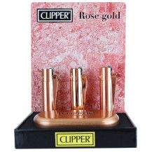 Zapalovač Clipper Metal Rose Gold