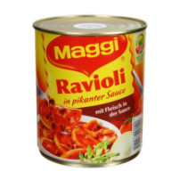 Dreambox skrývačka konzerva Ravioli 12 cm - pohled zepředu