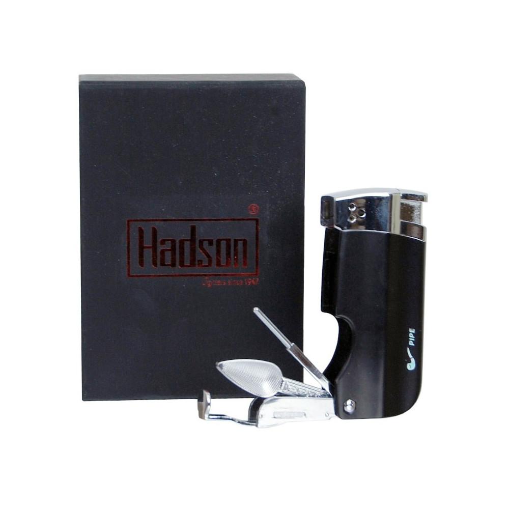 Dýmkový zapalovač Hudson Black Matt