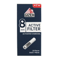 Cigaretové filtry s aktivním uhlím GIZEH 8 mm