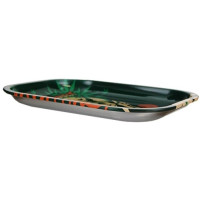 Tác Roll Tray "Devils Harvest" 420 cannabis leaf 18 x 14 cm