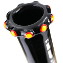 Bong Blaze Crown Black 45 cm - detail: náustek.