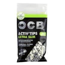 Uhlíkové filtry OCB Active Slim 6 mm 50 ks