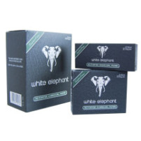 Uhlíkové dýmkové filtry 9mm 20 ks White elephant