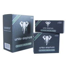 Uhlíkové dýmkové filtry 9mm 150 ks White Elephant
