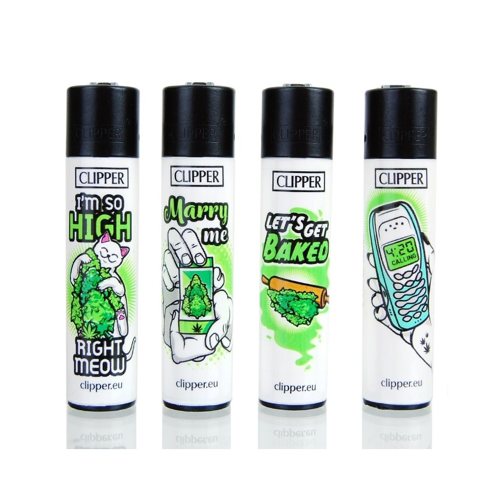Clipper série WEED SLOGAN po 4 ks