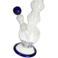 Skleněné bongo Boost Bubble curvy 47cm