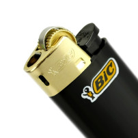 Zapalovač BIC Slom mini black/gold