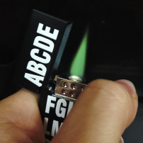 Tryskový Turbo flame zapalovač - Abeceda lásky