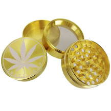 Grinder drtička Gold Grass Leaf 4,5cm