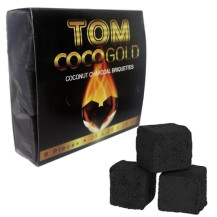 Uhlí Tom Coco Gold 9 kusů / 9 kostek
