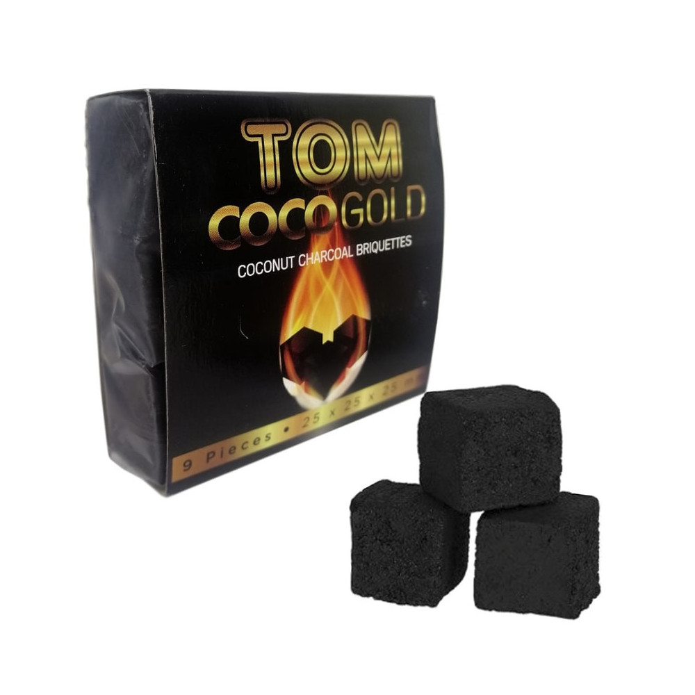 Uhlí Tom Coco Gold 9 kusů / 9 kostek