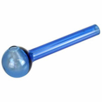 Skleněná dýmka s koulí Pico Pipe colored - modrá