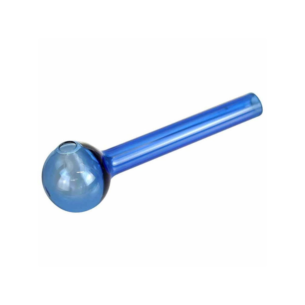 Skleněná dýmka s koulí Pico Pipe colored - modrá