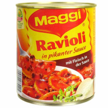 Dreambox skrývačka konzerva Ravioli 12 cm - pohled zepředu