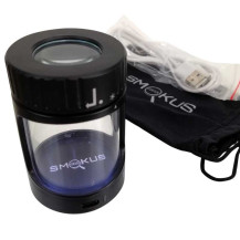 Krabička na koblihy s lupou a LED světlem Smokus Fokus Horizon black