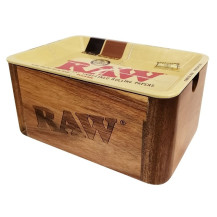 Tác a dřevěná krabička RAW - Roll Tray RAW Cache box