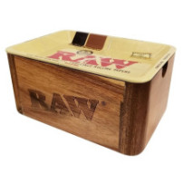 Tác a dřevěná krabička RAW - Roll Tray RAW Cache box