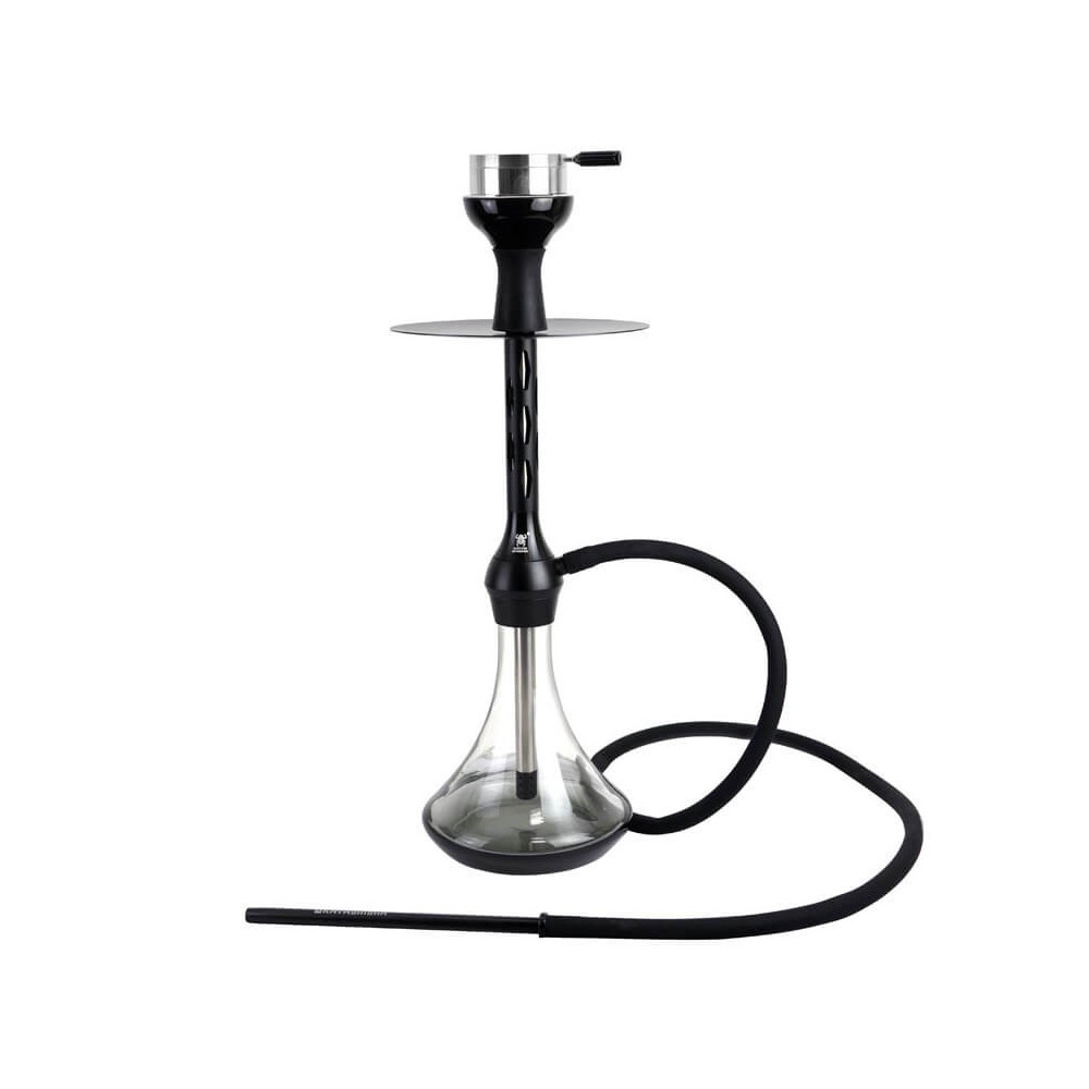 Vodní dýmka Kaya Shisha Black Caro 65 cm - pohled na celou vodní dýmku