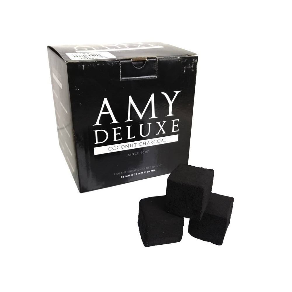 Kokosové uhlí - Uhlíky do vodní dýmky Amy Gold 1kg