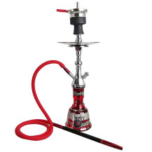 Vodní dýmka Amy Deluxe Mini Harfi Red - Silver 50 cm