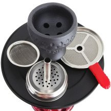 Vodní dýmka Unio Shisha 55 cm Black - Red