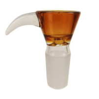 Náhradní kotel na bongo amber s rukojetí 19 mm -pohled zboku