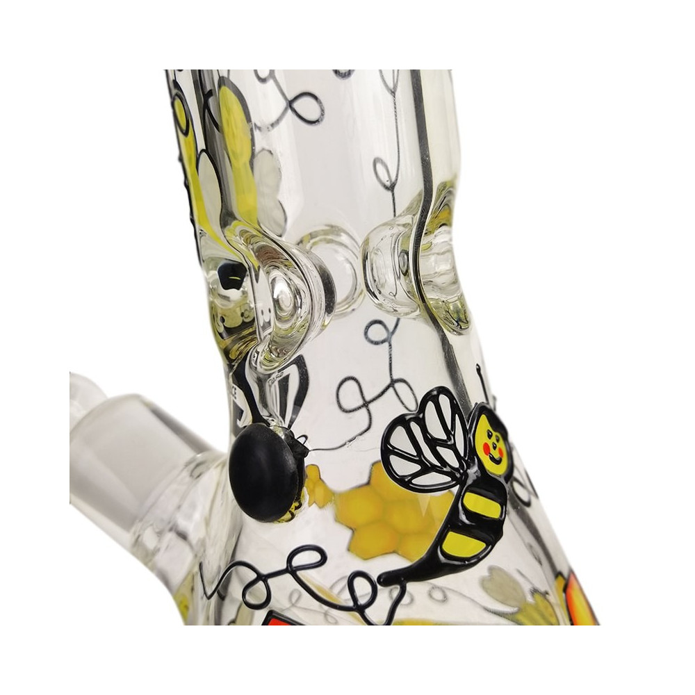 Skleněné bongo Honey Bee Beaker Grace Glass 32cm
