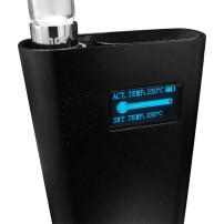 Vaporizér Flowermate V5.0S Pro Version 2 černý - detail na LED displej zařízení
