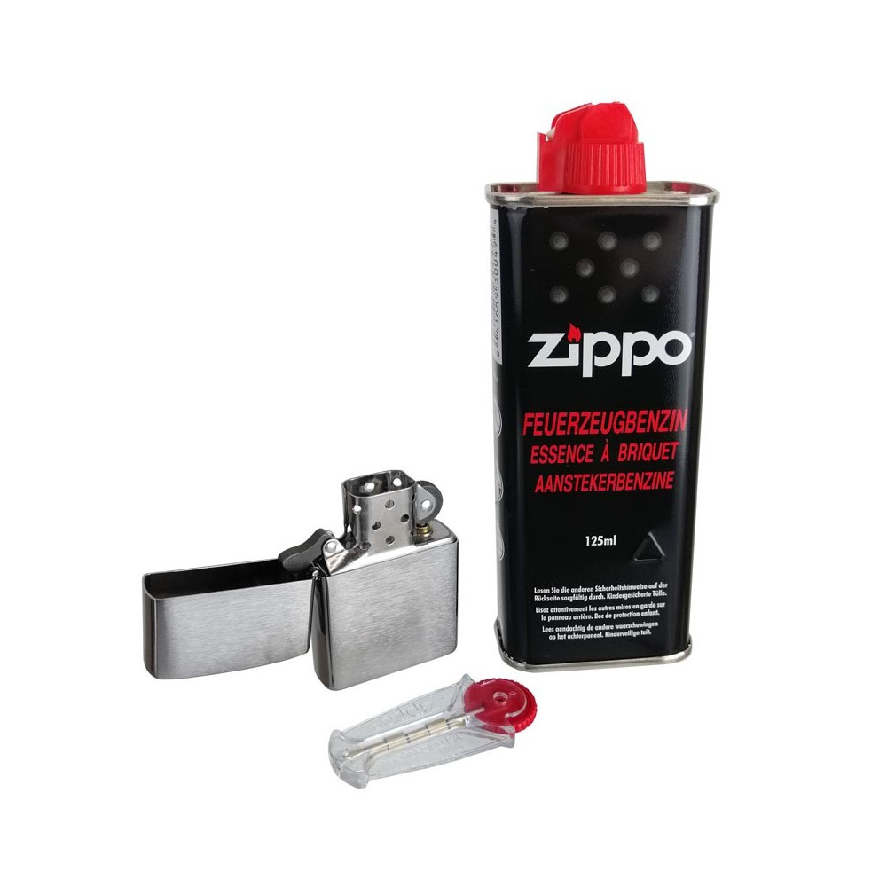 Set ZIPPO zapalovač chrom