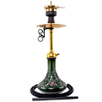 Vodní dýmka Amy Deluxe Joy S Gold - černá 60 cm