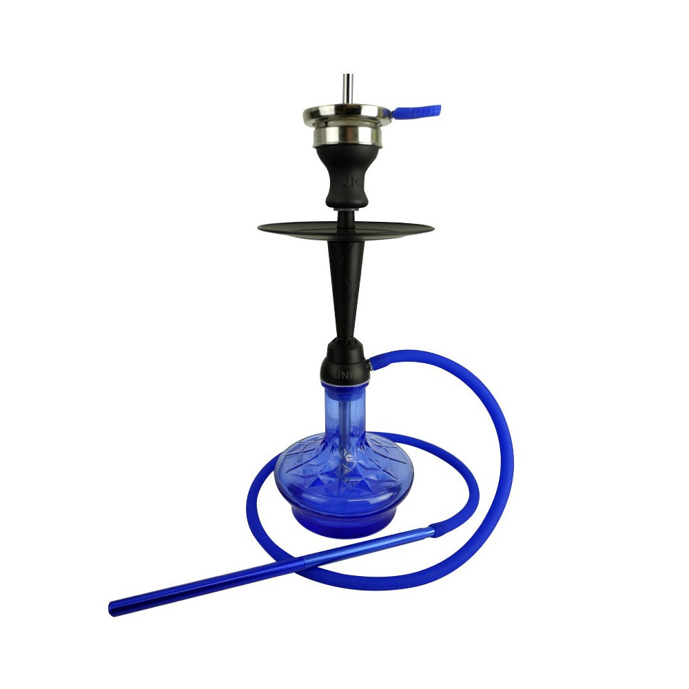 Středně velká Vodní dýmka Unio Shisha 55 cm Black - blue