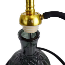 Vodní dýmka Amy Deluxe Joy S Gold - černá 60 cm