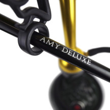 Vodní dýmka Amy Deluxe Joy S Gold - černá 60 cm