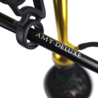 Vodní dýmka Amy Deluxe Joy S Gold - černá 60 cm