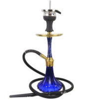 Vodní dýmka Aladin EPOX 360 blue - gold 36 cm