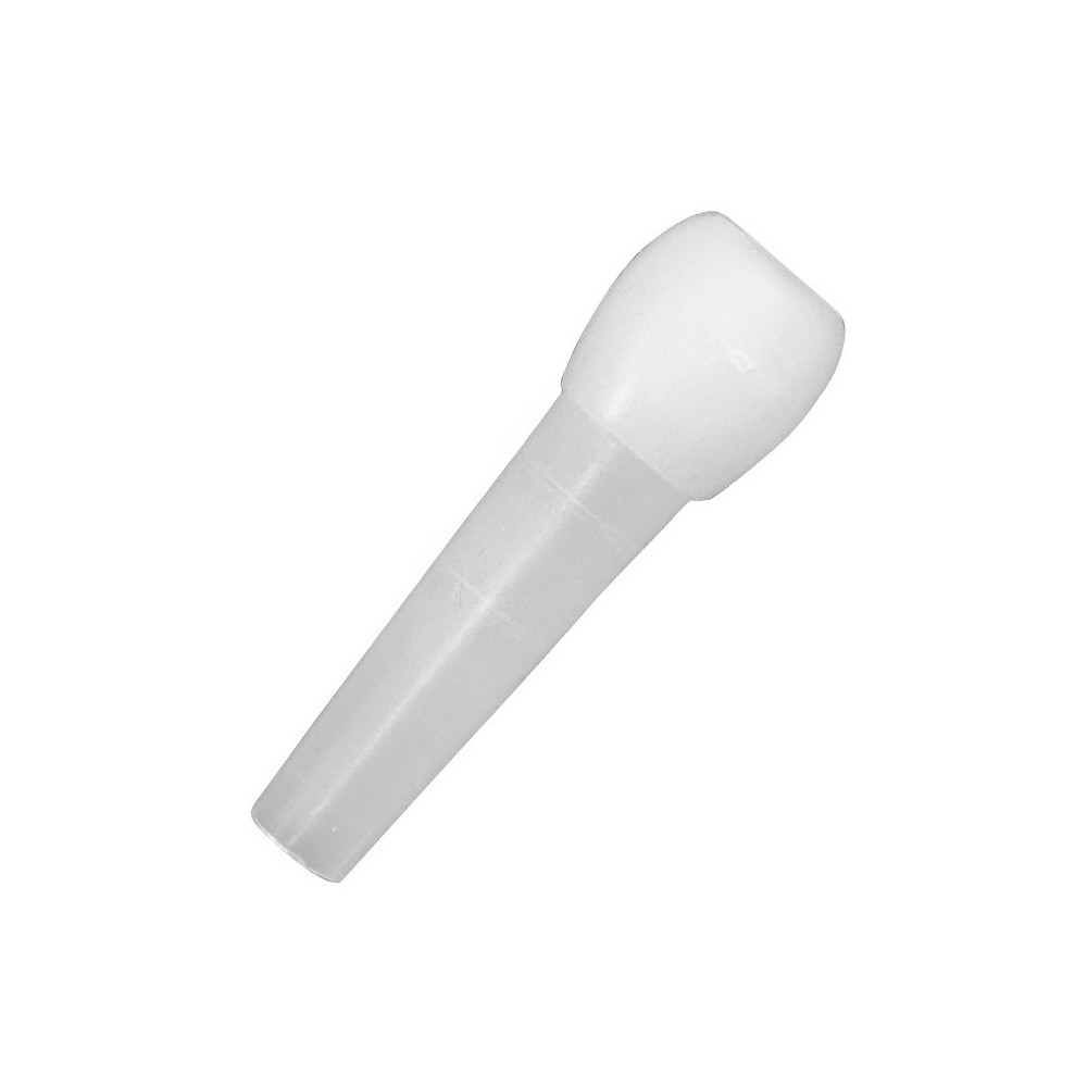 Hygienický náustek na vodní dýmku plast (100Ks) zasouvací bílý